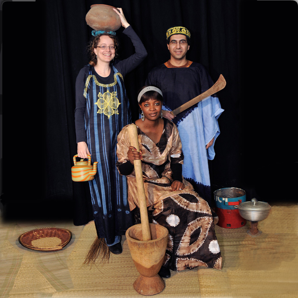 op z'n Afrikaans op de foto